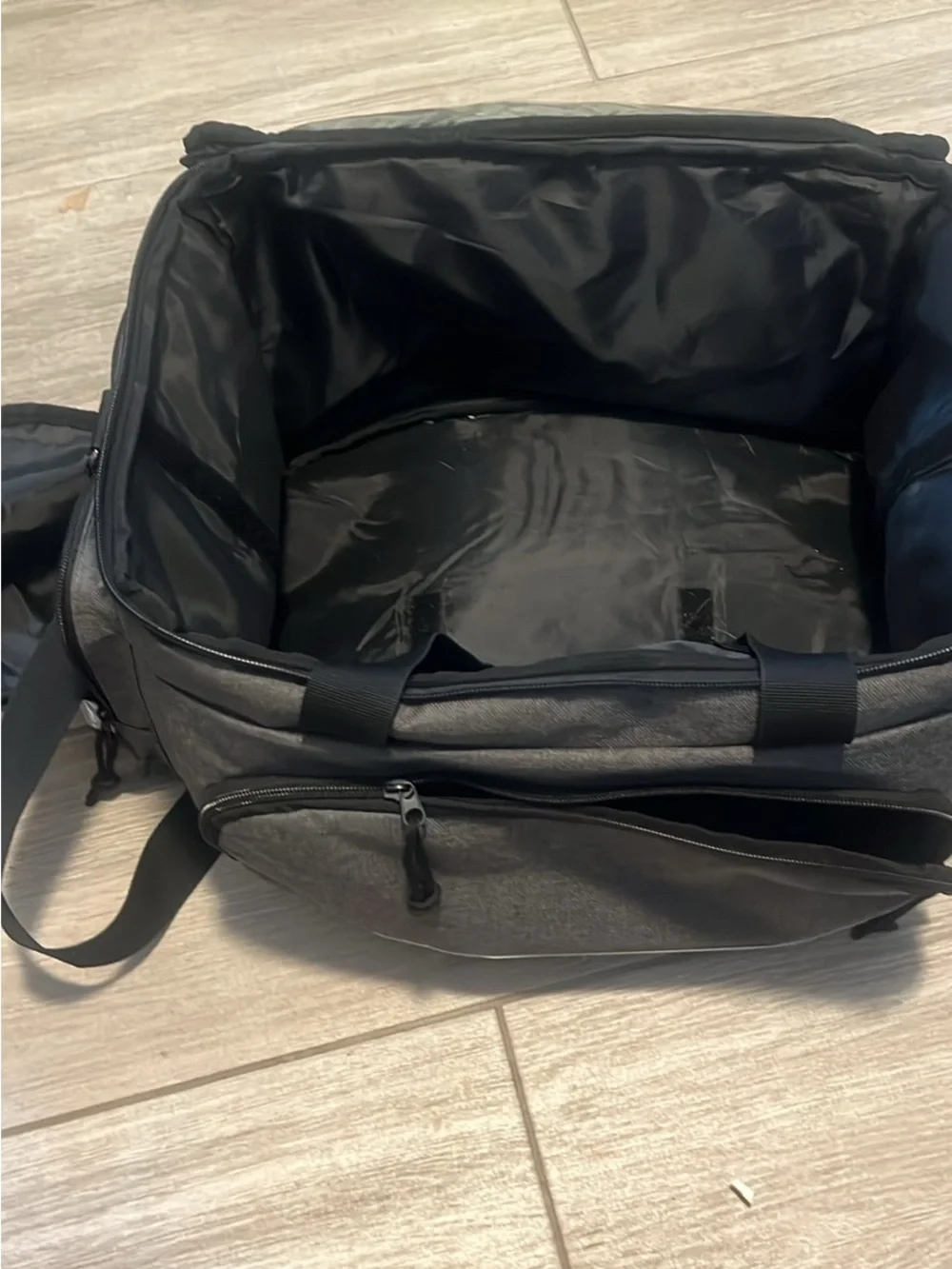 Men's Gray Travel & Laptop Shoulder Bag